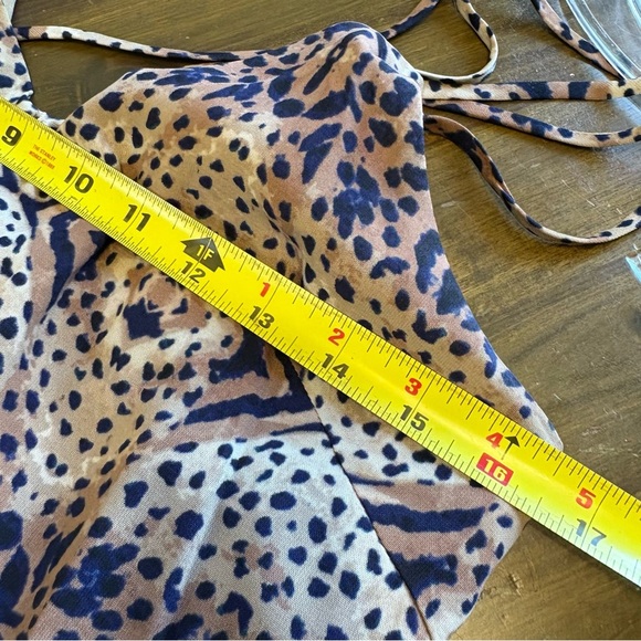 ASTR Strapy Cheetah Slip Dress Spots Animal
Print Revolve Medium Tan Brown - Picture 8 of 10